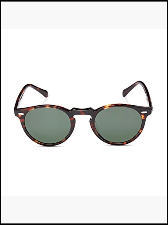 Vintage Round Polarized Sunglasses 100% UV400 Protection Acetate Frame